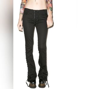 Lip Service Lace Up Jeans